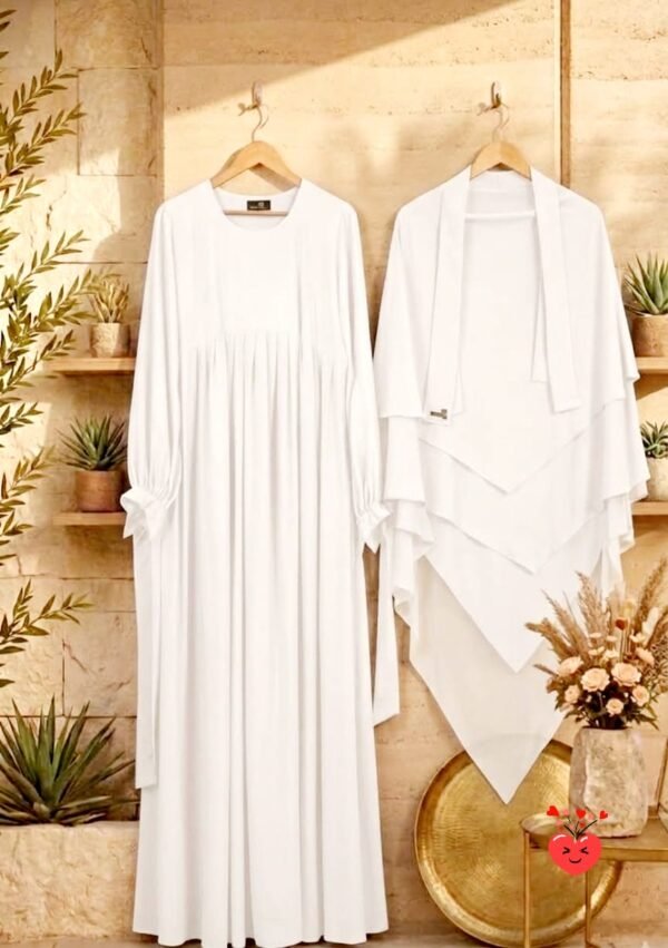 Ruhani borka and hijab set