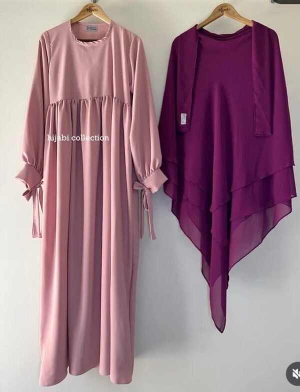 Ruhani borka and hijab set