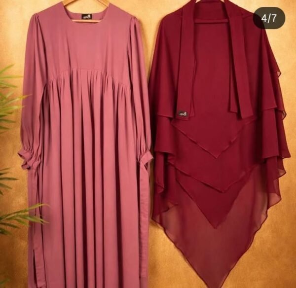 Ruhani borka and hijab set