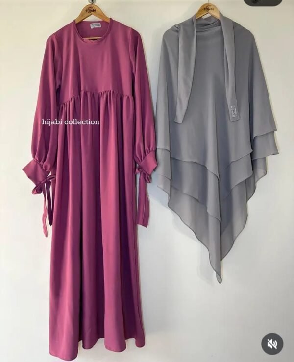 Ruhani borka and hijab set