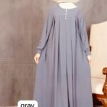 Casual Button Gray Borka