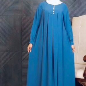 Casual Button Sky Blue Borka
