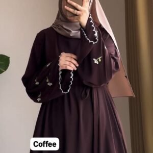 Coffee Casual Embroidery borka