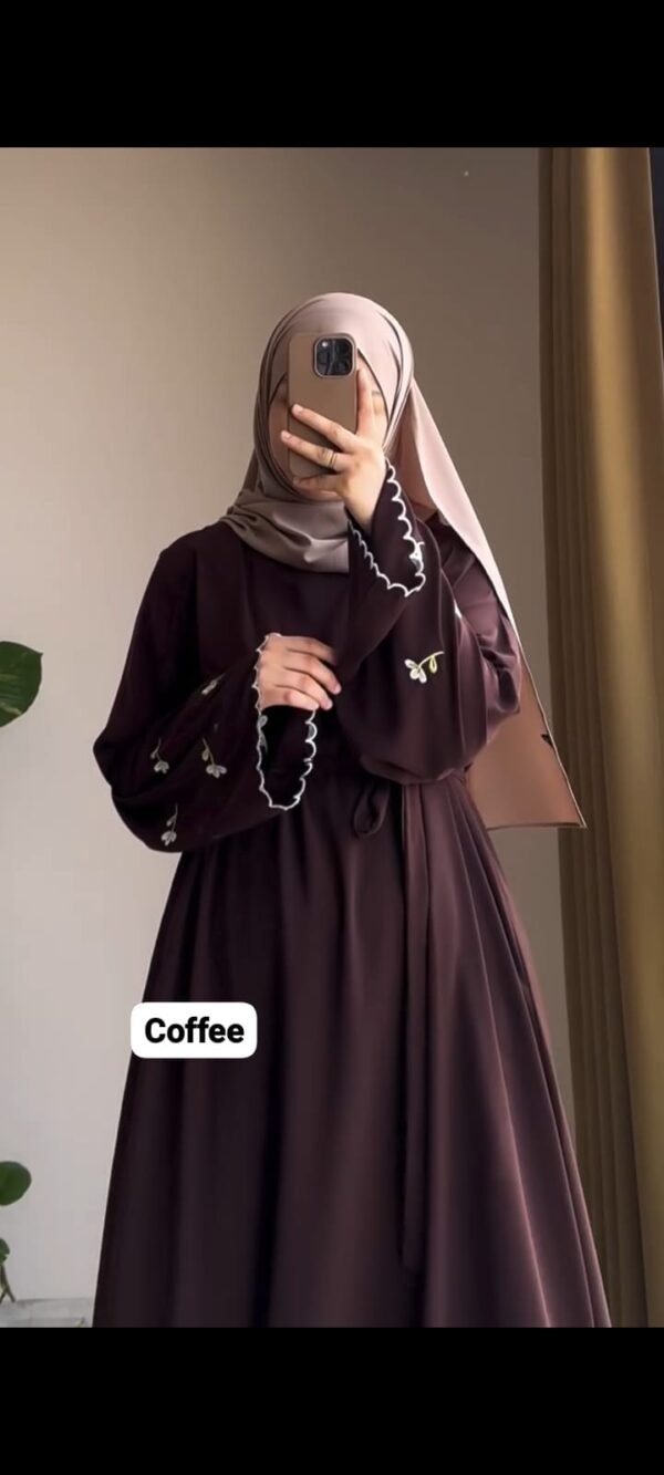 Coffee Casual Embroidery borka