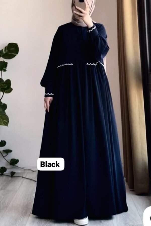 Black Embroidery koti Borka