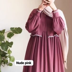 Nude Pink Embroidery koti Borka