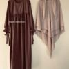 Ruhani borka and hijab set