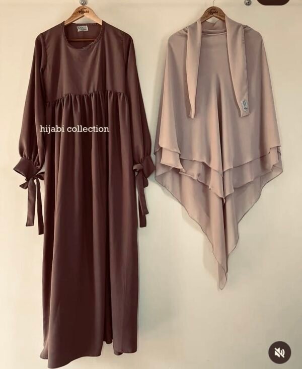 Ruhani borka and hijab set