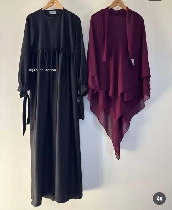 Ruhani borka and hijab set